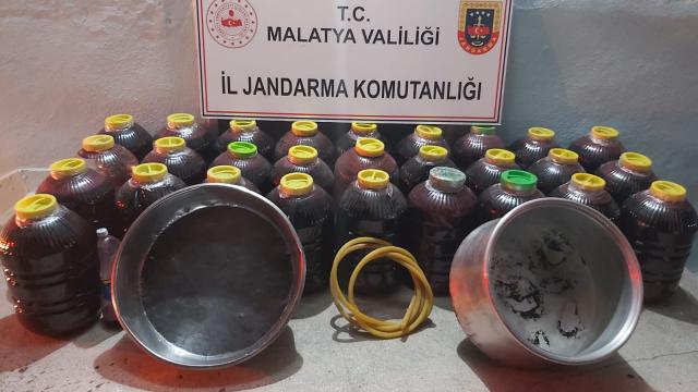 Malatyada 800 litre sahte içki ele geçirildi