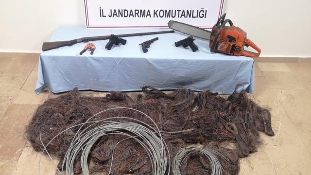 Sinopta kablo hırsızlığı operasyonu: 3 gözaltı