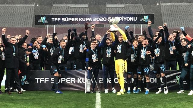 Trabzonspor kupasını aldı