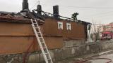 Kulu'da çatı yangını