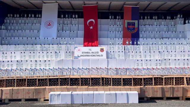 Jandarmadan sahte içki operasyonu