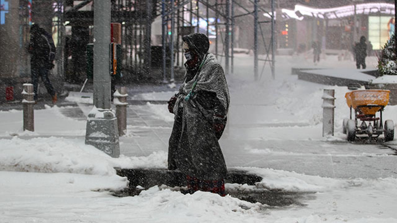 ABD'nin doğu yakasında kar fırtınası