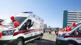 10 yeni ambulans acil sağlık istasyonlarına teslim edildi