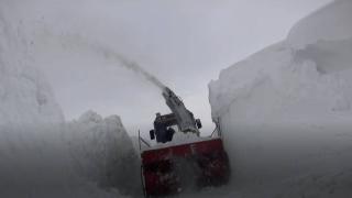 Muş'ta karla mücadele devam ediyor