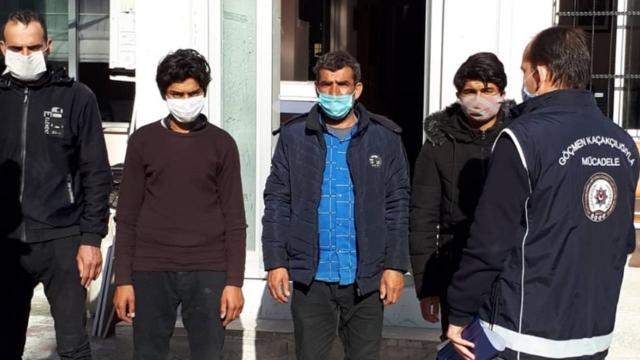 Osmaniyede 4 düzensiz göçmen yakalandı