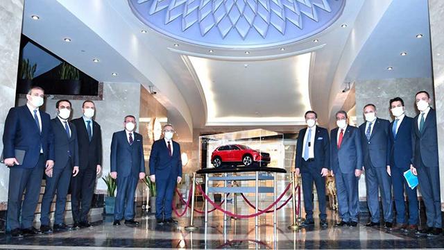 TCMB Başkanı Ağbal, TOBB Başkanı Hisarcıklıoğlunu ziyaret etti