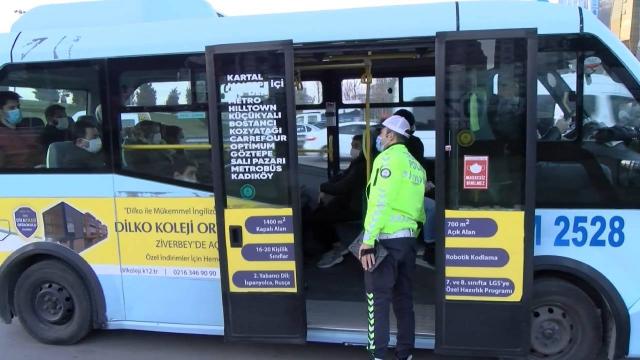 Toplu taşıma araçlarında koronavirüs denetimi