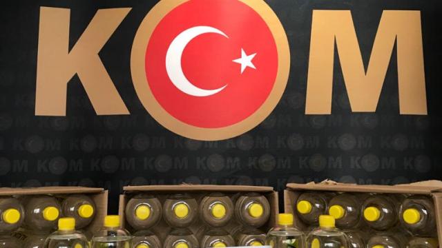 Kırklarelinde 160 litre sahte içki ele geçirildi