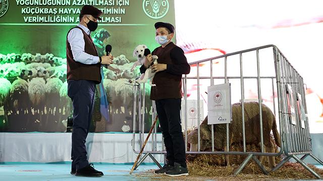 Bakan Pakdemirliden fenomen çobana sürpriz hediyeler