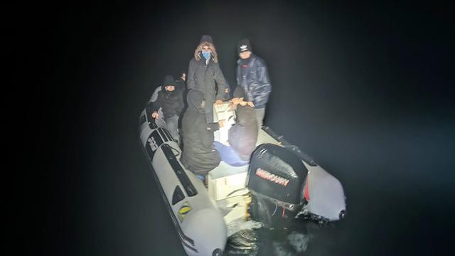 Muğlada 7 düzensiz göçmen kurtarıldı