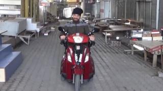 Engelli İlkin motosikletine kavuştu