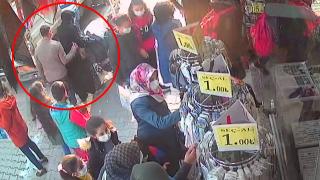 Cep telefonu hırsızlığı kamerada