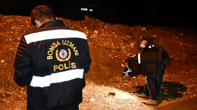 Kahramanmaraşta patlamamış top mermisi bulundu