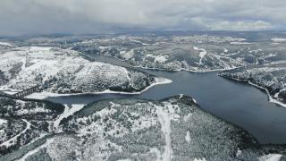 Alibeyköy Barajı’na kar takviyesi