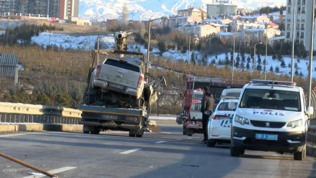 Başkentte trafik kazası: 1 ölü, 1 yaralı
