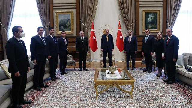 Cumhurbaşkanı Erdoğan, Azerbaycan Cumhuriyeti Başsavcısı Aliyevi kabul etti