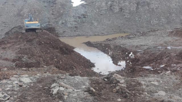 Çankırıda kar ve yağmur sularının değerlendirilmesi için 3 gölet yapıldı