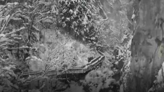 Kar altındaki Horma Kanyonu dronla görüntülendi