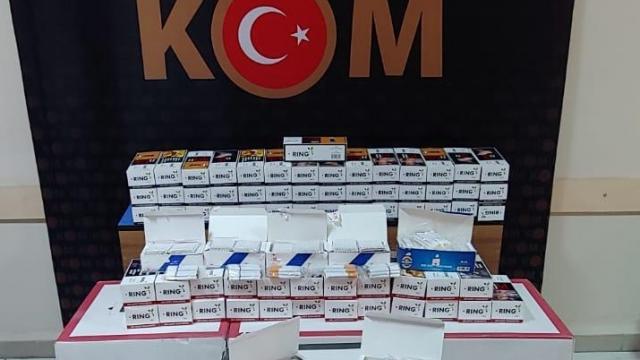 Keşanda 125 bin 780 makaron ele geçirildi