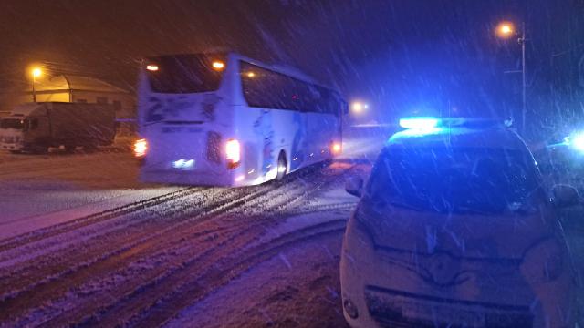 Malatya - Kayseri karayolunda ulaşım 2 saat aksadı