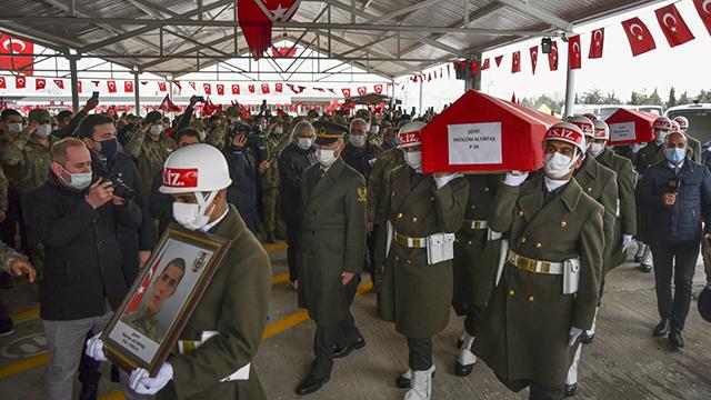Şehit Altıntaş ve Kabaklı son yolculuğa uğurlandı
