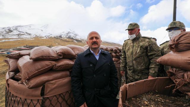 Ağrı Valisi Osman Varol Türkiye-İran sınır hattını inceledi: