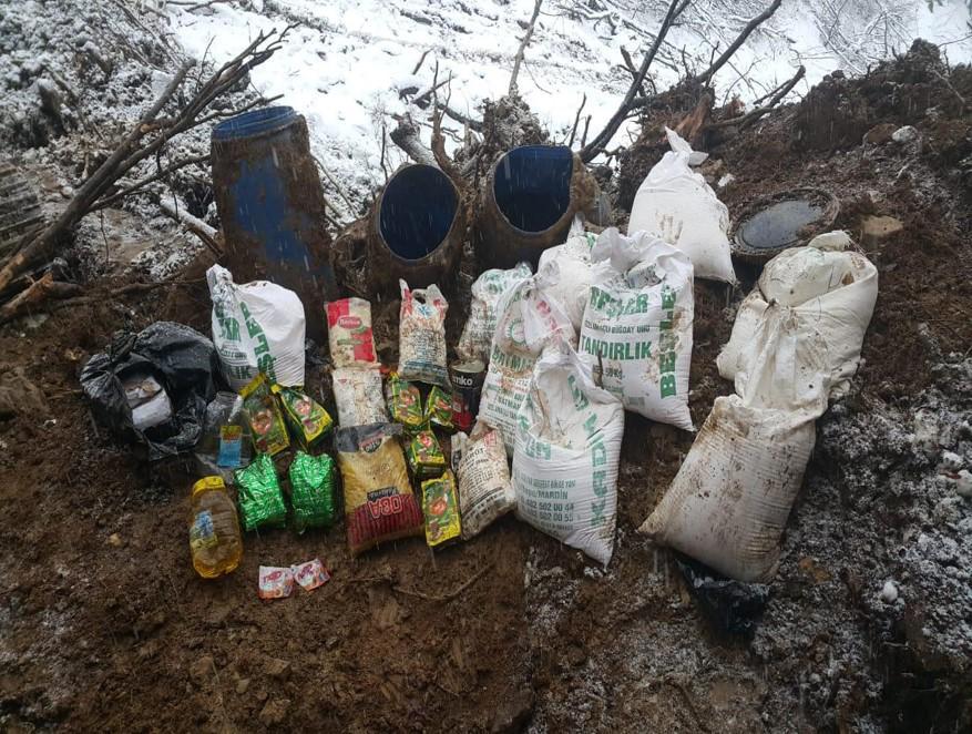 Örgütün mağara ve sığınakları imha edildi