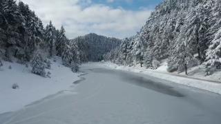 Andırın'dan kar manzaraları