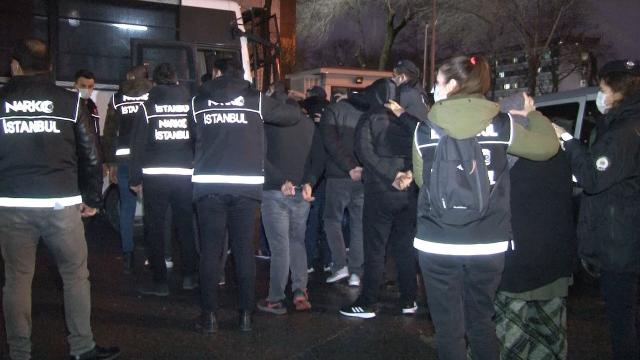 İstanbul merkezli uyuşturucu operasyonu: 45 şüpheli adliyede