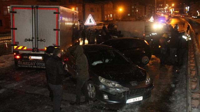 Samsunda zincirleme trafik kazası