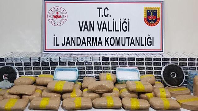 Vanda 69 kilogram uyuşturucu ele geçirildi