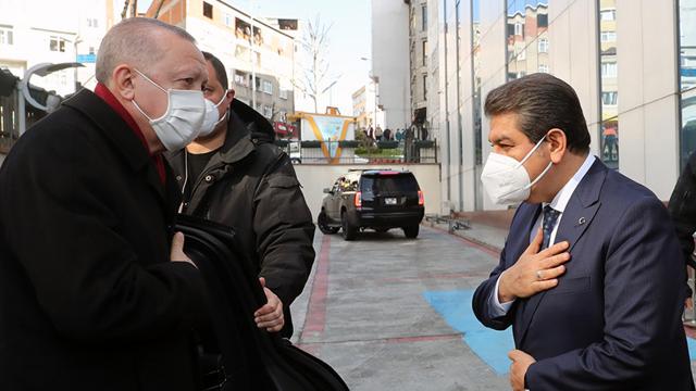 Cumhurbaşkanı Erdoğandan Esenler Belediyesine ziyaret