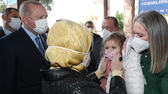 Cumhurbaşkanı Erdoğandan Ayda bebeğe ziyaret
