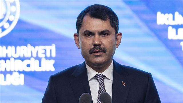 Bakan Kurum: İzmirde 1841 konutun inşasına başlıyoruz