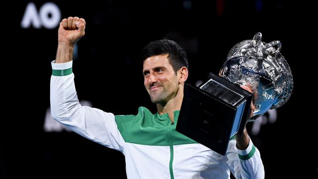Avustralya Açıkın şampiyonu Novak Djokovic