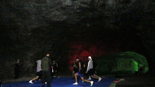 Tuz mağarasındaki antrenman boksörlerin performansını arttırdı