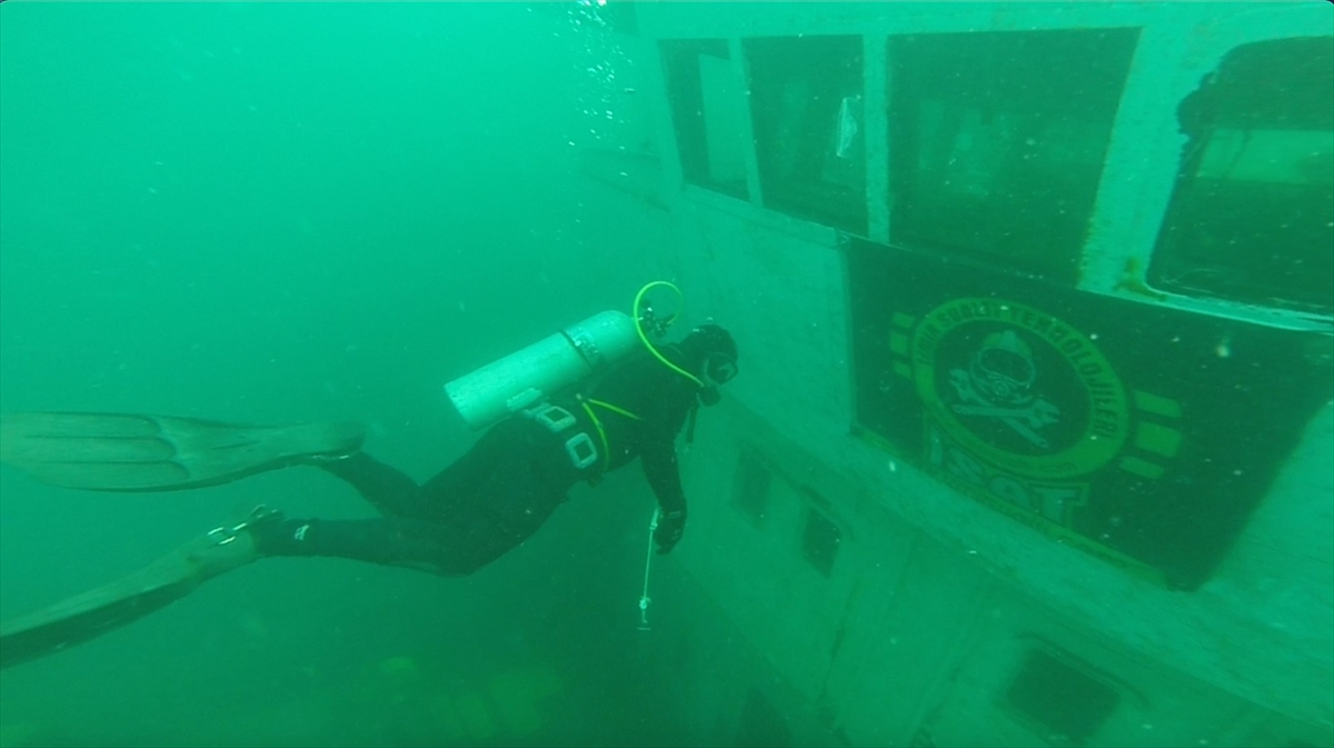 Görüntüler su altı kameralarınca kaydedildi