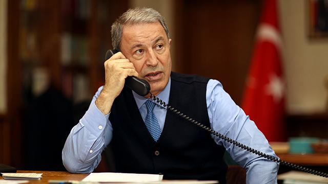 Bakan Akar, Polonya Savunma Bakanı Blaszczak ile görüştü