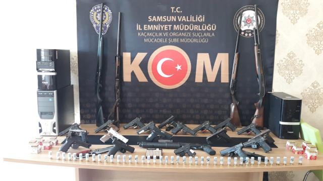 Samsun merkezli organize suç örgütü operasyonu: 57 gözaltı