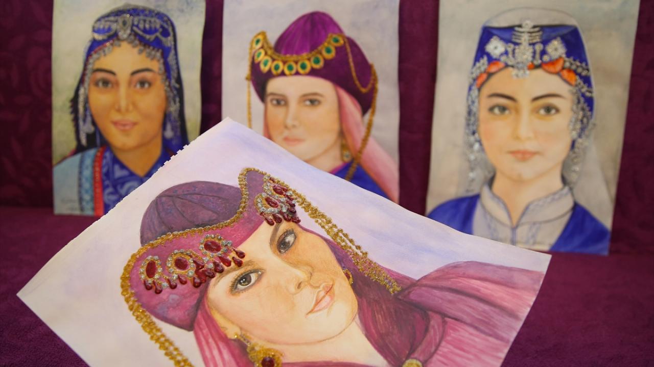 Tarihi dizilerin karakterlerini çizdi