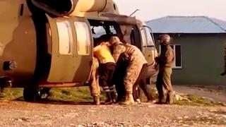 Ağır yaralı çocuk Kara Kuvvetleri'nin helikopteriyle hastaneye kaldırıldı