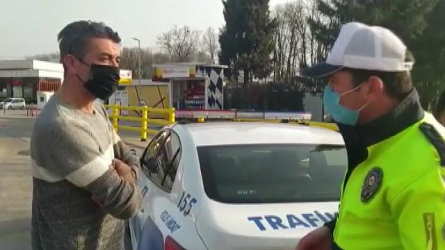 İstanbulda helikopterli trafik denetimi