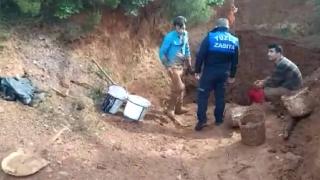 İstanbul'da zabıtadan definecilere suçüstü