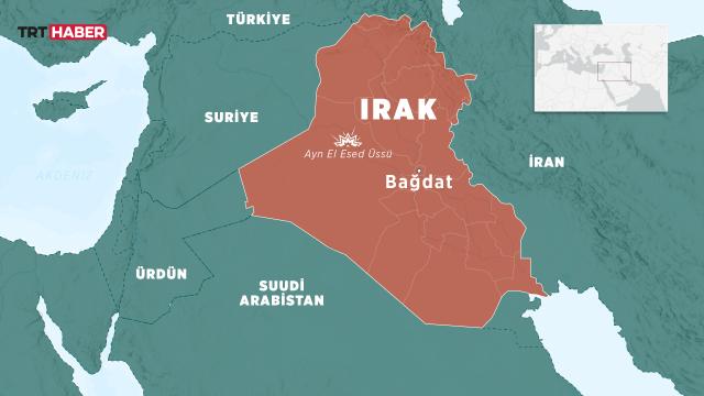 Irakta Ayn-el Esed üssüne roketli saldırı