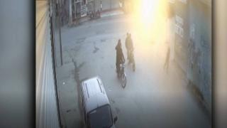 Şehit kabirlerine saldıran DEAŞ üyelerinin görüntüleri ortaya çıktı