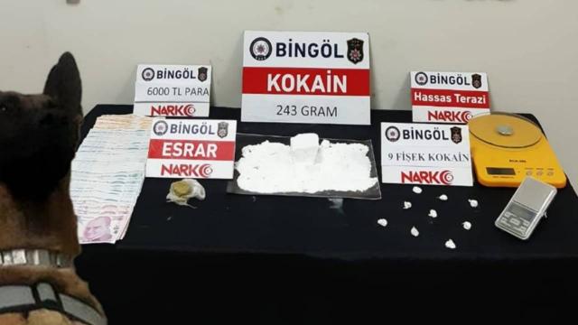 Bingölde uyuşturucu operasyonu: 4 gözaltı
