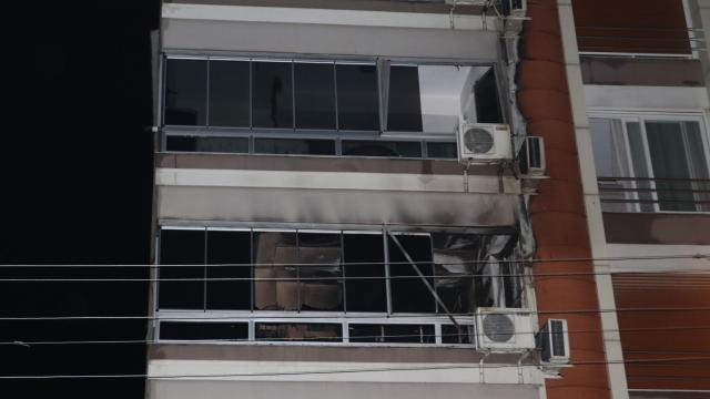Torbalı Belediye Başkanı Uygurun yaşadığı binada yangın