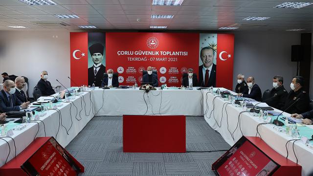 Bakan Soyludan Tekirdağda güvenlik toplantısı