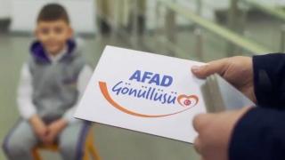 Minik AFAD gönüllüleri kamera karşısında: AFAD her zaman her yerde