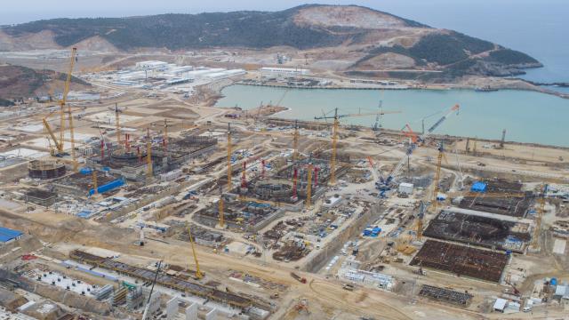 Akkuyu Nükleer Güç Santralinde üçüncü reaktörün temeli atılıyor